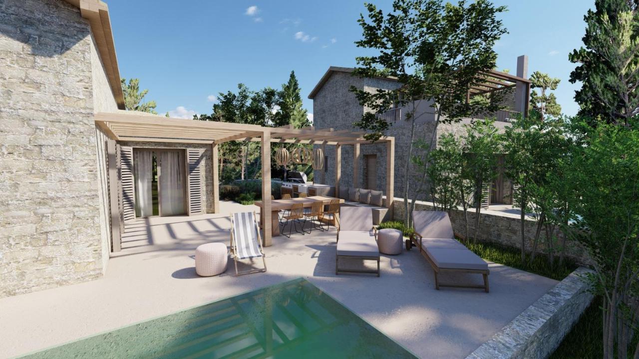 Papadria Villas - Modern Luxury Villas Near Kathisma Beach Цукаладес Экстерьер фото