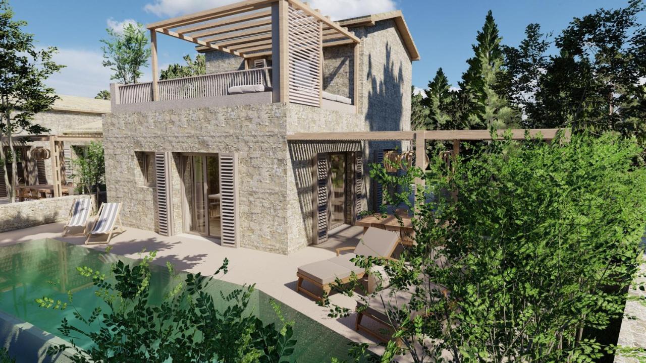 Papadria Villas - Modern Luxury Villas Near Kathisma Beach Цукаладес Экстерьер фото